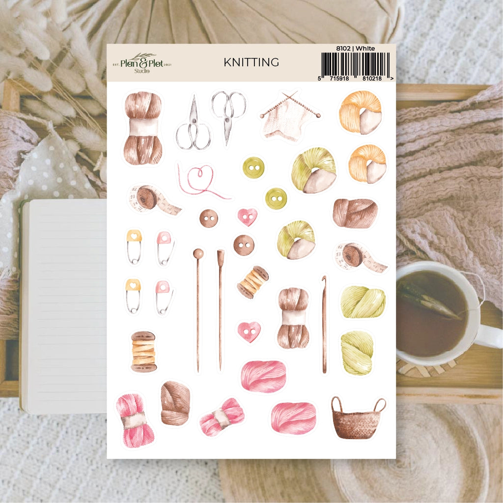 Knitting -tarra-arkki