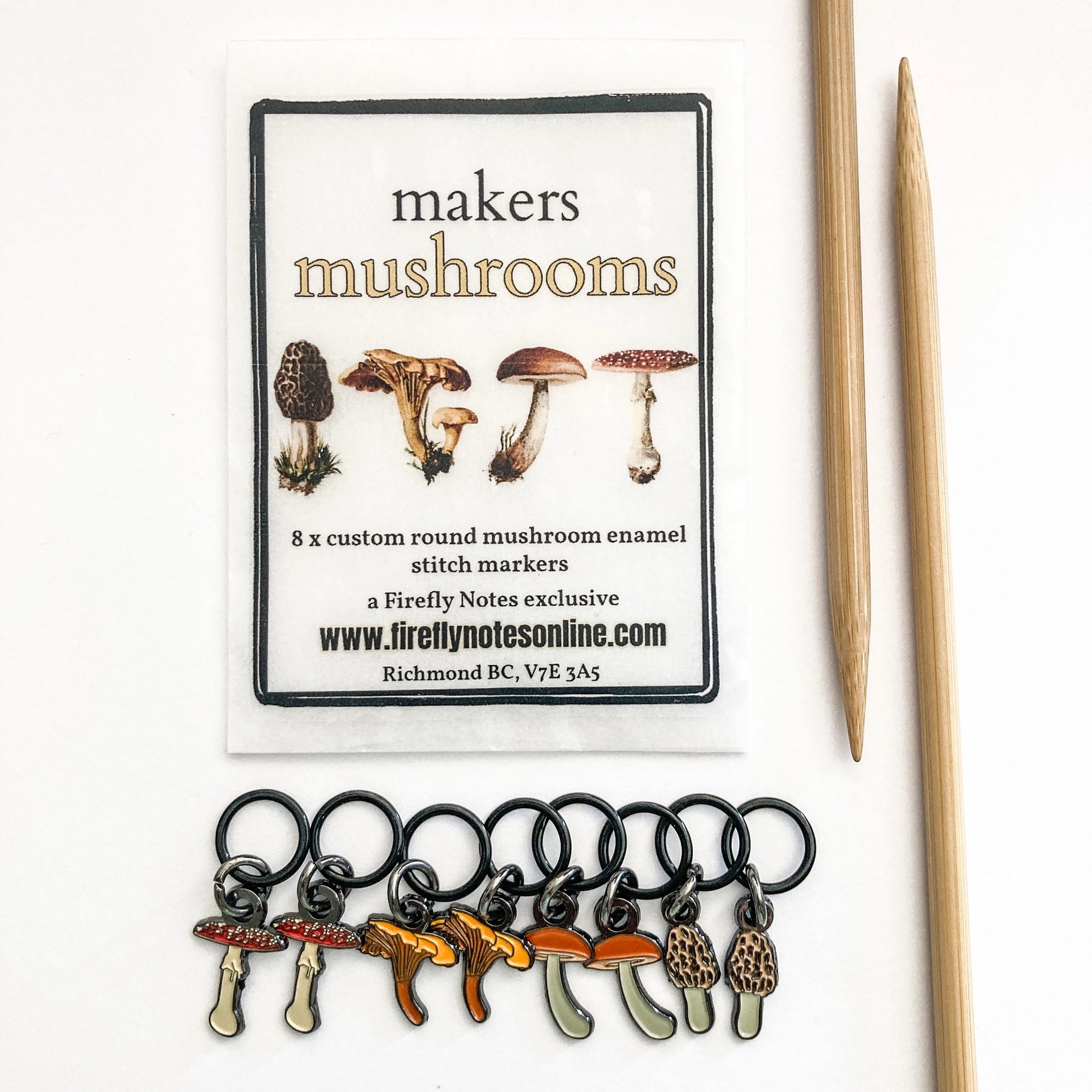 Makers mushrooms -silmukkamerkit